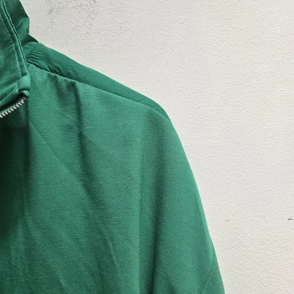 NWT Happily Grey 1/4 Zip Pullover Top Athleisure Comfy Set Green Size XL - Picture 5 of 12